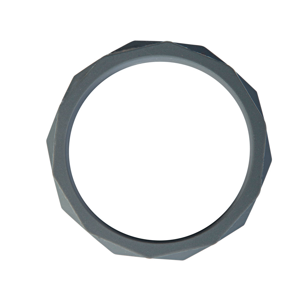 Silicone Teething Bangle - Dark Grey