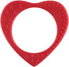 Heart Teething Bangle - Red