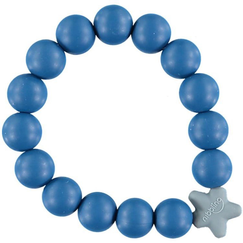 Kew Teething Bracelet - Sapphire Blue