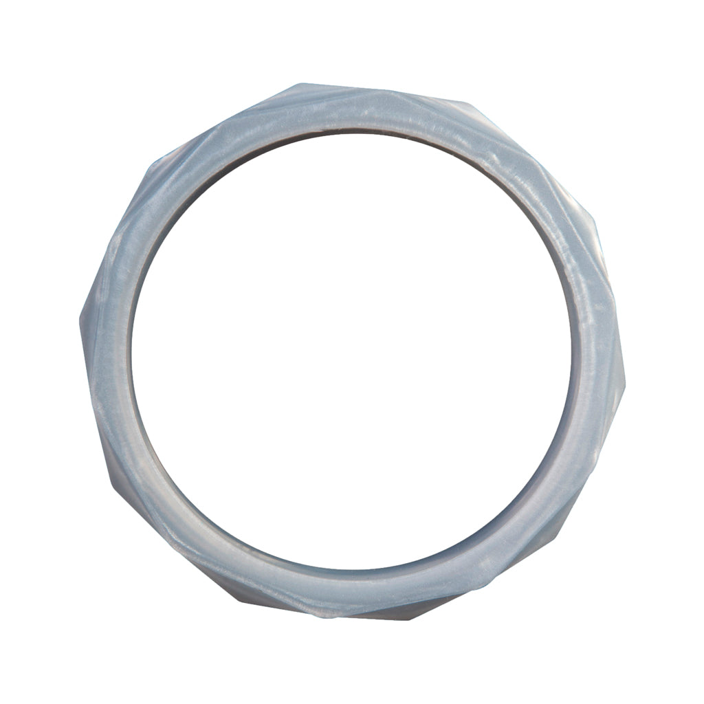 Silicone Teething Bangle - Silver