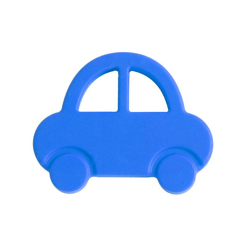 Car Silicone Teething Toy - Blue
