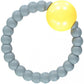 Rattle Ring - Grey & Yellow