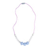 Wetherby Teething Necklace - Lavender Marble