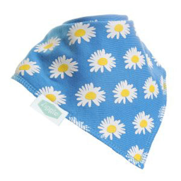 Ziggle Bandana Bib - Sunny Daisies/Blue Sky