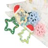 Snowflake Christmas Teether - Blue