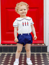 Baby Boy Luxury Soldier Romper: Oliver 24 Months