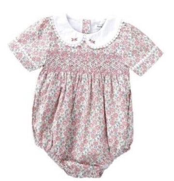 Baby Girl Romper: Britannica Pink 3 months