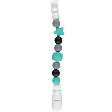 Comet Dummy Clip - Turquoise & Black