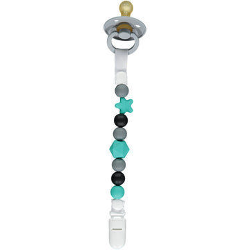 Comet Dummy Clip - Turquoise & Black