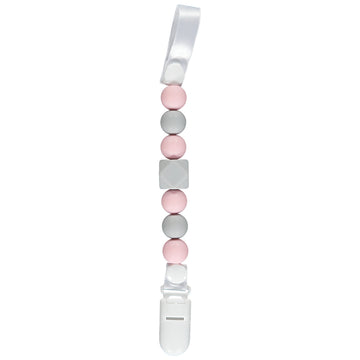 Geo Dummy Clip - Pink & Grey