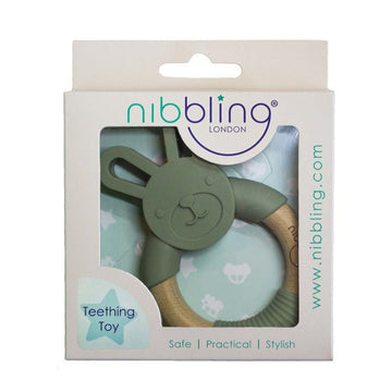 Chewy Bunny Teething Toy - Sage