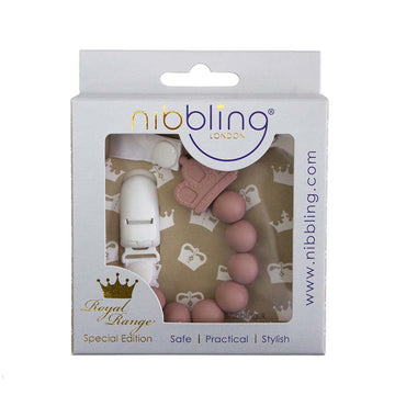 Royal Crown Dummy Clip - Blush