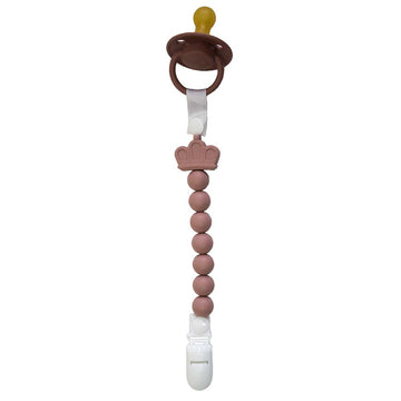 Royal Crown Dummy Clip - Blush