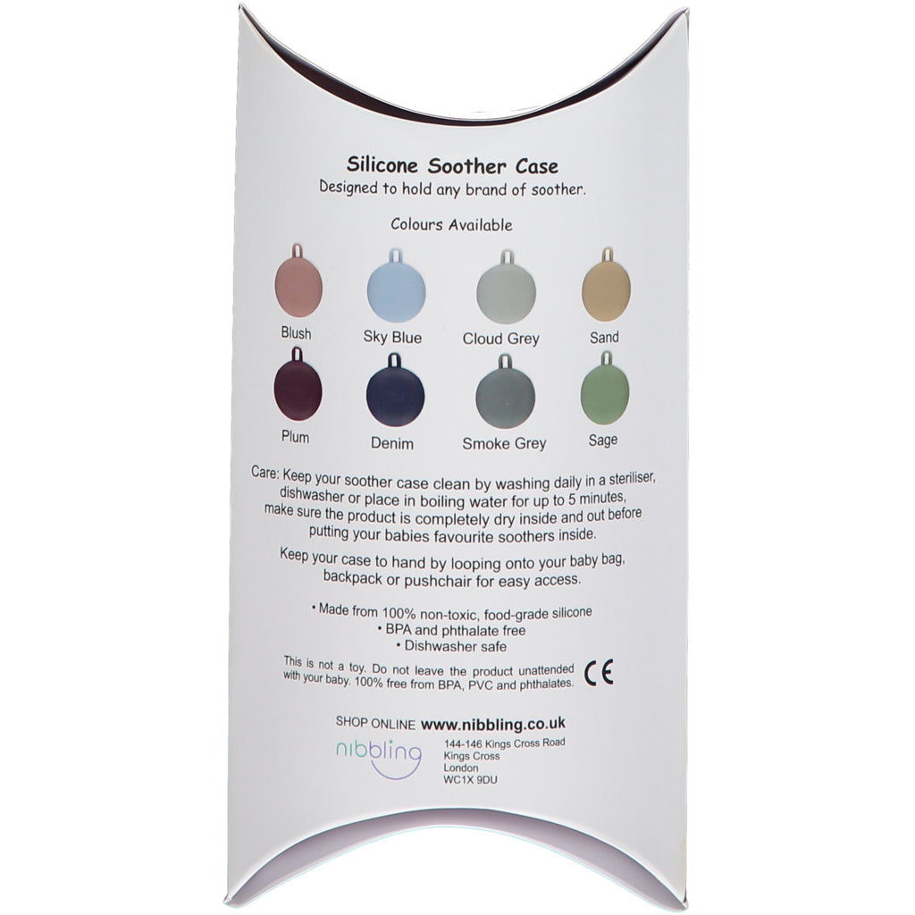 Silicone Soother Case - Sage