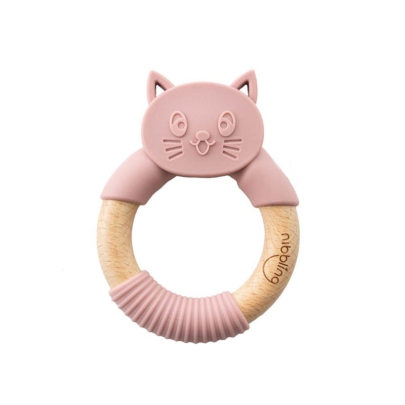 Chewy Cat Teething Toy - Blush