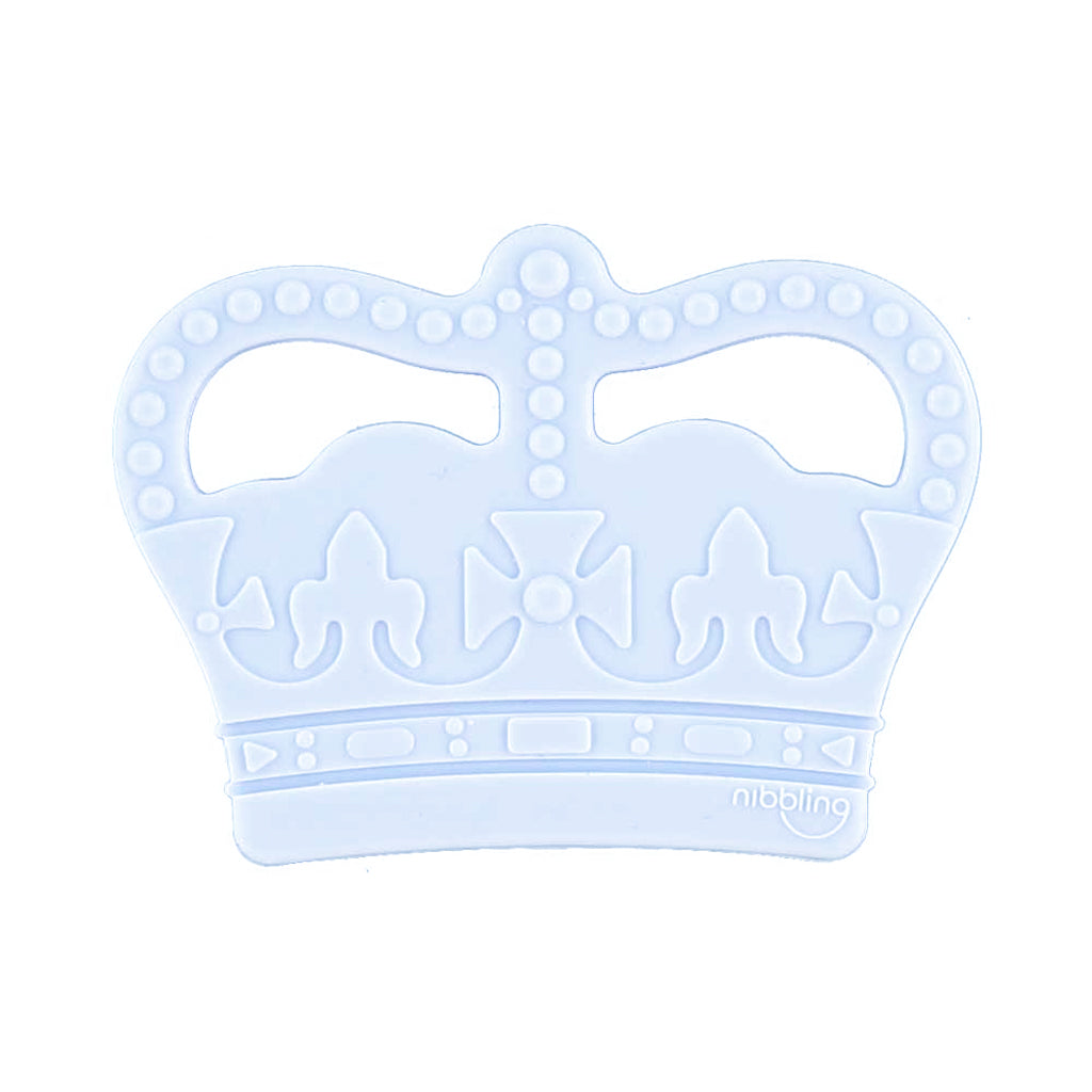 Crown Teething Toy - Baby Blue